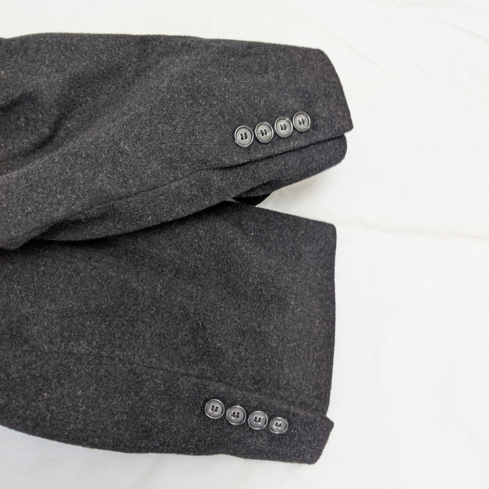 Ralph Lauren Men's Wool Blend Classic Topcoat Size 46 - Picture 4 of 16